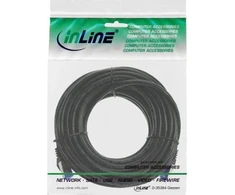InLine® Patch kabelis šarvuotas, U/FTP, Cat.6A, juodas, 10m