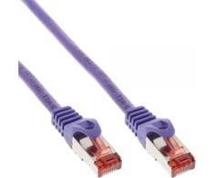 InLine Komutacinis kabelis S/FTP PiMF Cat.6 PVC vario violetinis 7,5m - 76407P