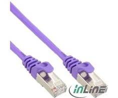 InLine Patrikas, 5E kat., SF / UTP, 10m, violetinė (72500P)