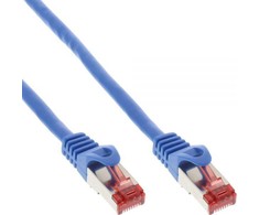 InLine Patch kabelis Cat.6, S/FTP (PiMf), 250MHz, mėlynos spalvos – 5m