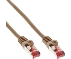 InLine Pechcord S / FTP, PiMF, Cat.6, 250MHz, PVC, ruda 7,5 m (76407K)