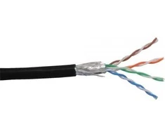 InLine Network Patchcord SF / UTP, Cat.5E, AWG26, CCA, PVC, juoda, 100m (72099S)