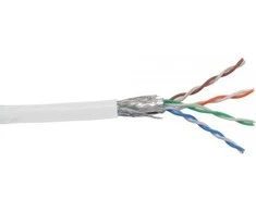 InLine SF / UTP tinklo pataisos laidas, Cat.5E, AWG26, CCA, PVC, balta, 100 m (72099W)