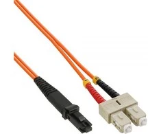 InLine MTRJ / SC Fiber- optinis laidas, 50 / 125μm, OM2, 5m (87255)