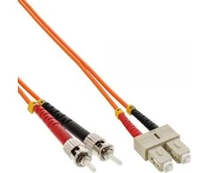 InLine Fotooptinis Patchcord SC / ST, 50 / 125μm, OM2, 15m (82515)