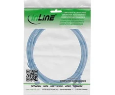 InLine tinklo kabelis Slim Cat.6A, S/FTP, TPE (LSZH), lankstus, PoE, mėlynas, 20m (74920B)