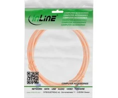 InLine Tinklo kabelis Slim Cat.6A, S/FTP, TPE (LSZH), lankstus, PoE, oranžinis, 15m (74915O)