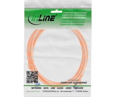 „InLine®“ plonas jungiamasis kabelis, Cat.6A, S/FTP, TPE (LSZH) lankstus, PoE, oranžinis, 20m