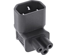 InLine ® Maitinimo šaltinis IEC 60320 C14 / C5, įjungiamas / įjungiamas, 3- pin šalto įrenginio kabelis / nešiojamasis kompiuteris