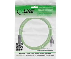 InLine Tinklo kabelis pramoninis M12 4-pin D-coded kištukas vyriškas į RJ45 PUR 20 m (40420)