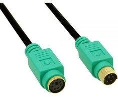 InLine PS / 2 - PS / 2, 2m, Juodas (13342H)