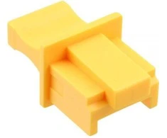 InLine RJ45 lizdas geltonas 100 vienetų (59942J)