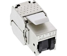 „InLine Modulis Latching RJ45 Keystone“ lizdas 6a, su apsauginiu dangteliu nuo dulkių