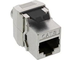 InLine ® RJ45 Keystone Jack Snap-In modulis Cat.8.1