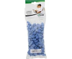 InLine RJ45 lizdo dangtelis mėlynas 100vnt (59942D)