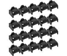 InLine® RJ45 prievadų blokatorius, 20 blokatorių papildymo pakuotė, juoda