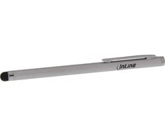 Inline Technology InLine Slim Stylus jutiklinio ekrano rašiklis, sidabrinis