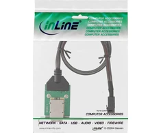 InLine® SAS HD žemo profilio adapterio laikiklis išor. SFF-8088 į tarpt. SFF-8643 0,5m
