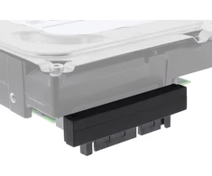 InLine® SATA adapteris, M/F, 22 kontaktų (15+7) kampu žemyn