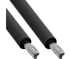 „InLine®“ maitinimo kabelis, saulės energijos instaliacijos kabelis, skaitiklis, medžiaga H1Z2Z2-K, 6 mm², juodas, 25 m