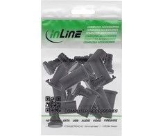 „InLine®“ saulės fotovoltinių jungčių apsauginiai dangteliai nuo dulkių, 10 vnt. rinkinys