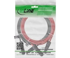 Inline Saulės baterijų prailginimo kabelio rinkinys su kištuku, 6 mm², juodas/raudonas, 10 m