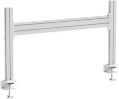 „InLine® Slatwall“ stalo laikiklis, aliuminio plokštė, 1 m, įskaitant 2 atramas, 0,43 m