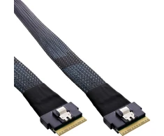 InLine® Slim SAS kabelis, SFF-8654 8X į SFF-8654 8X, 48 Gb/s, 0,5 m
