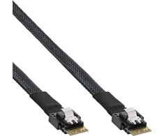 InLine ® Plonas SAS kabelis, SFF-8654 zu SFF-8654, 24Gb/s, 1m