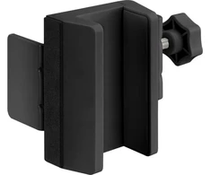 InLine® Stalo kojelės spaustukas lizdo juostelei, varžtinis spaustukas, juodas