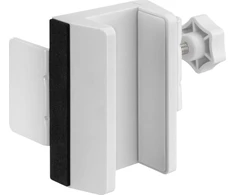 InLine® Stalo kojelės spaustukas lizdo juostelei, varžtinis spaustukas, baltas