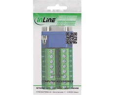 InLine Terminalblokas VGA (HD15) lizdas 2 eilių varžtinis jungtis