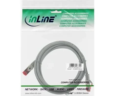 InLine Tinklo kabelis S/FTP, PiMF, Cat.6, 250MHz, be halogenų, pilkas 5m (76905)