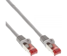 InLine Tinklo kabelis S/FTP, PiMF, Cat.6, 250MHz, be halogenų, pilkas 5m (76905)