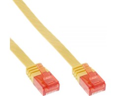 InLine Ultraslim Patchcable U / UTP, Cat.6, geltona, 10m (71600Y)