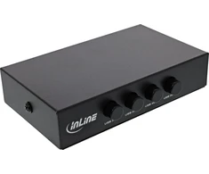 InLine® USB 2.0 jungiklio vadovas, USB-A įrenginys prie 4 kompiuterių