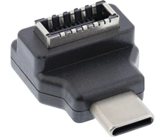 InLine® USB 3.2 adapteris, USB-C jungtis prie vidinio USB-E priekinio skydelio lizdo