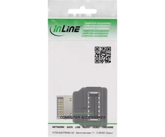 InLine® USB 3.2 adapteris vidinis, priekinio skydelio USB-E kištukas su USB-E lizdu 90°