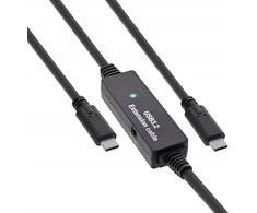 InLine® USB 3.2 Gen.1 aktyvus kabelis, USB-C kištukinis lizdas su USB-C kištuku, 10 m