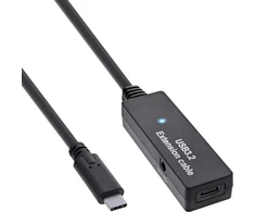 InLine® USB 3.2 Gen.1 aktyvus plėtinys, USB-C kištukas iki USB-C lizdas, 5 m