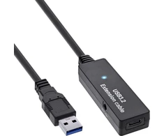 InLine® USB 3.2 Gen.1 aktyvus plėtinys, USB-A kištukas į USB-C lizdą, 5 m