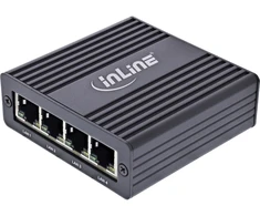 InLine USB-A 3.2 Gen.1 į 4x RJ45 Gigabit Ethernet adapteris