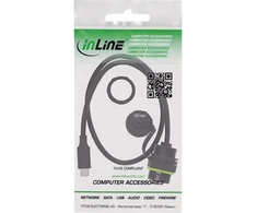 InLine USB-C kabelio jungtis IP68 ekranuotas lizdas kištukui 50cm