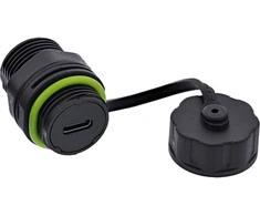 InLine USB-C kabelio jungtis mini IP68 ekranuota 2x USB-C lizdas
