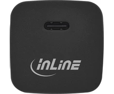 InLine® USB įkroviklis, vienas USB-C, maitinimo tiekimas, PPS, 33 W, juodas