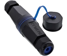 InLine RJ45 Keystone korpuso jungtis IP68 su dangteliu