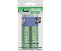 InLine VGA (HD15) jungtis, kištukas, 2 eilių, varžtinis gnybtas