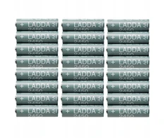 Inne Kitos baterijos IKEA LADDA AA 2450mAh R6 1.2V NiMH 4 vnt. Įkraunamosios baterijos įkrovikliui
