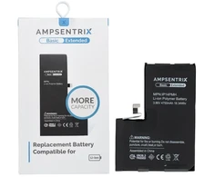 Inne „Oem AmpSentrix Basic“ baterija, skirta „iPhone 14 Pro Max“ (didelės talpos 4750 mAh)