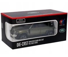 Inne Kita Land Rover Defender 1:24 šviesos ir garsas, metalinis